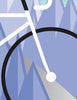SpeedyShark Col du Tourmalet Art Deco Print Detail