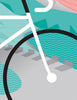 SpeedyShark Col de Peyresourde Art Deco Print Detail