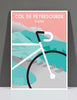 SpeedyShark Col d’Peyresourde Art Deco Print