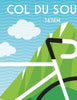 SpeedyShark Col du Soulor Art Deco Print Detail