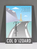 SpeedyShark Col d’Izoard Art Deco Print