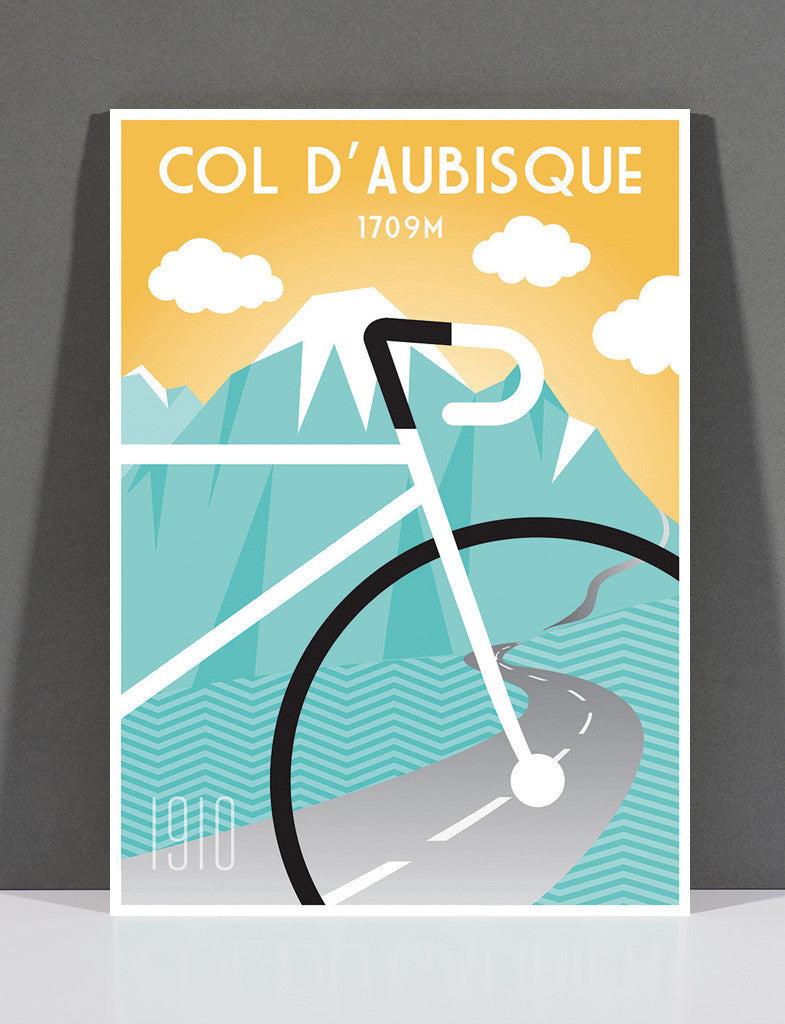 SpeedyShark Col d’Aubisque Art Deco Print
