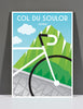 SpeedyShark Col du Soulor Art Deco Print