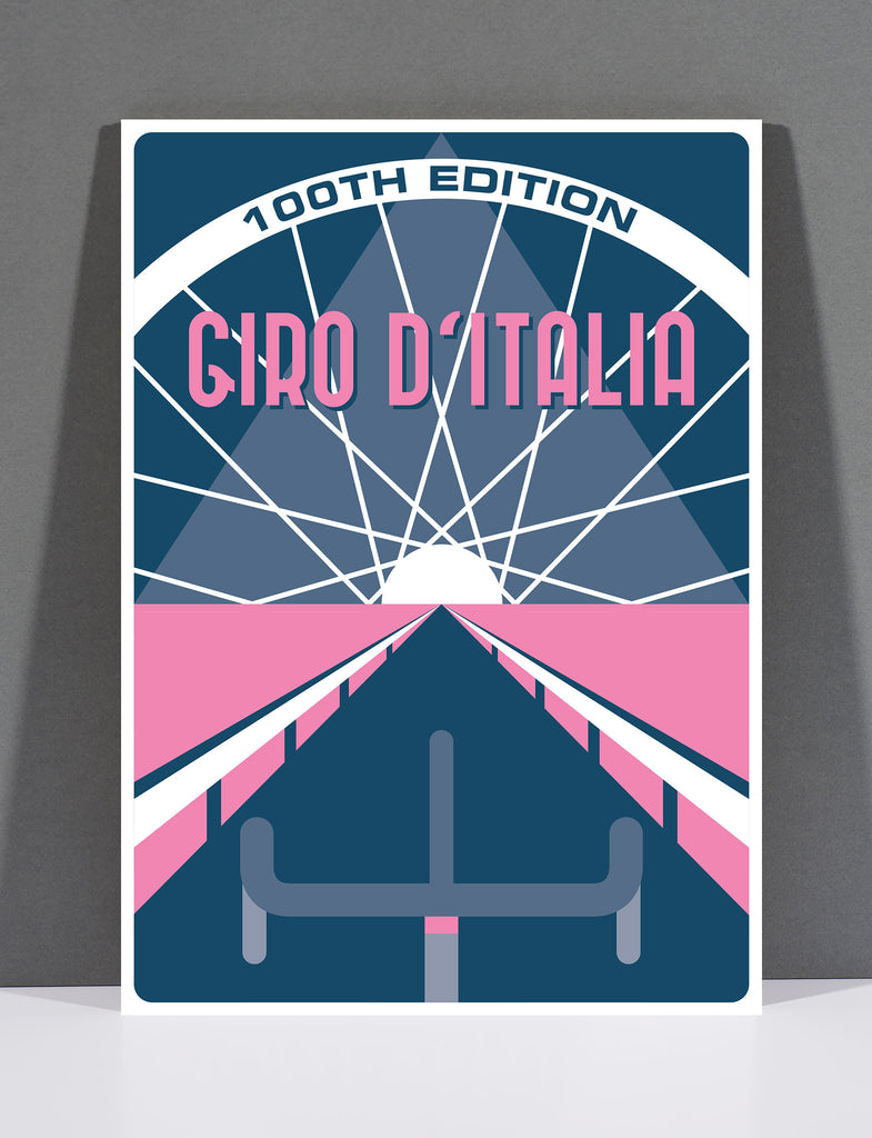 SpeedyShark Giro d’Italia Art Deco Print