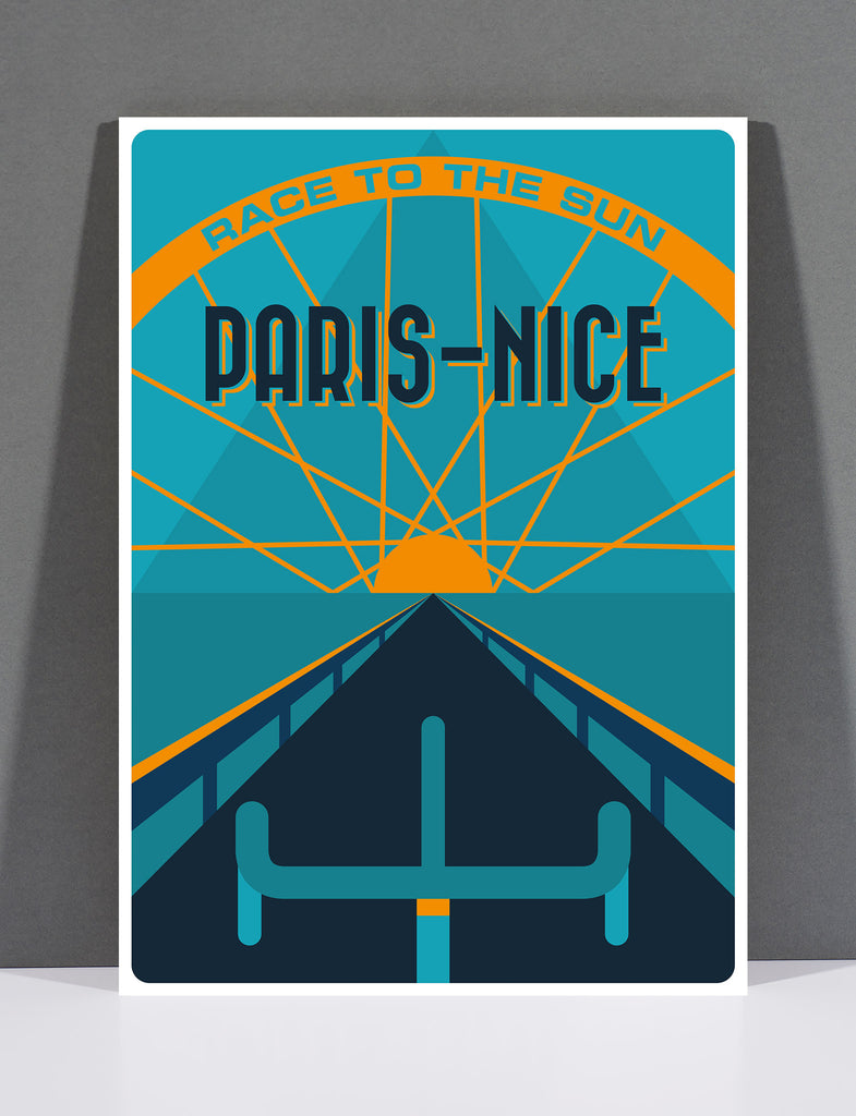 SpeedyShark Paris-Nice Art Deco Print