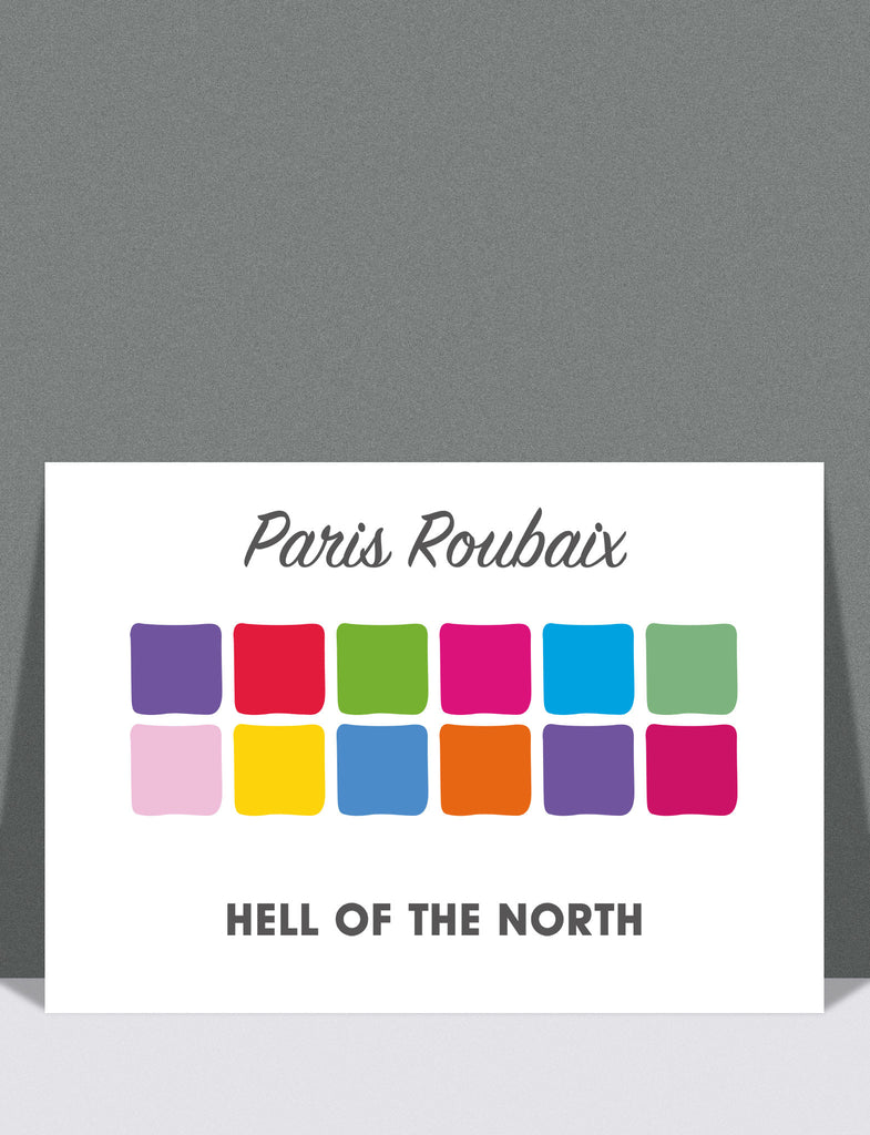 Paris-Roubaix “Hell of the North” Print by SpeedyShark