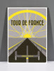 SpeedyShark Tour de France Art Deco Print